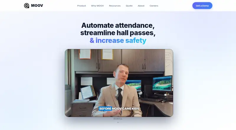 MOOV's website