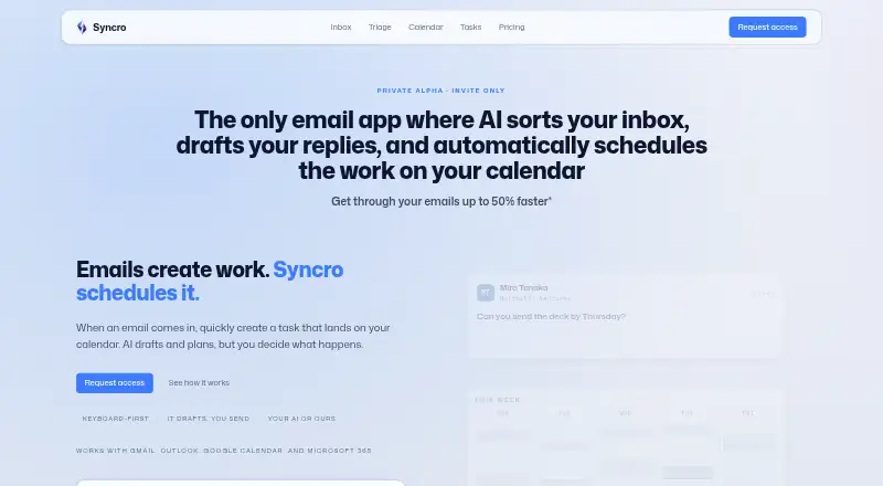 Syncro's website