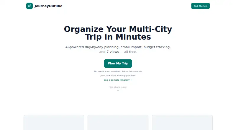 JourneyOutline's website