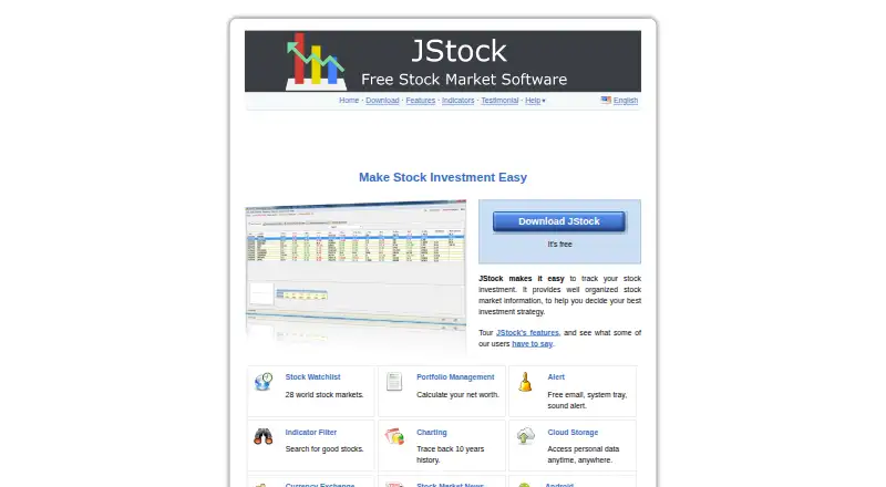 JStock's website