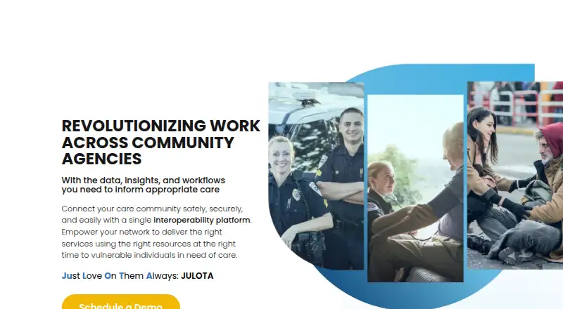 The Julota homepage