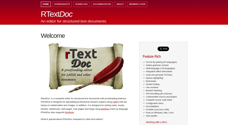 RTextDoc's website