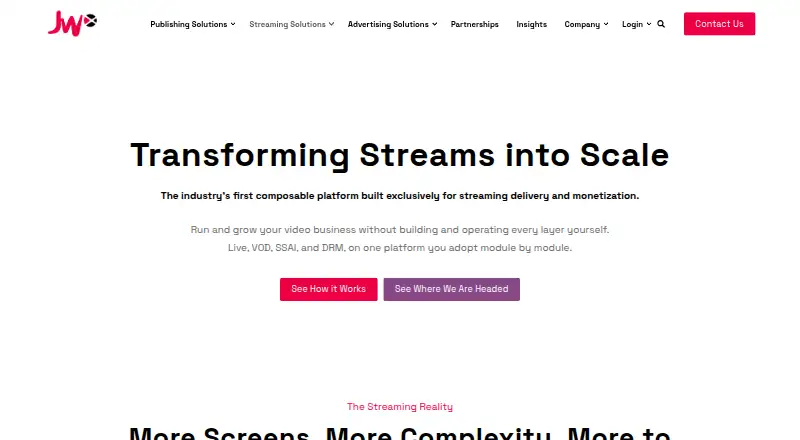 JWX Streaming Hub's website