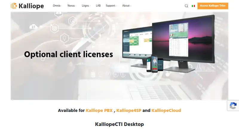 The KalliopeCTI homepage