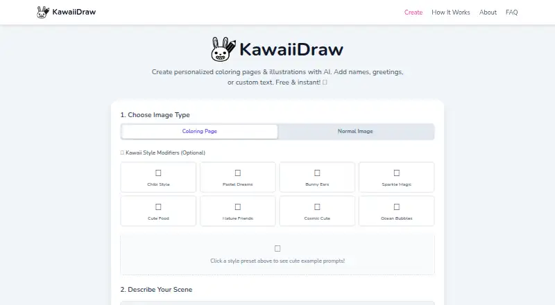KawaiiDraw's website