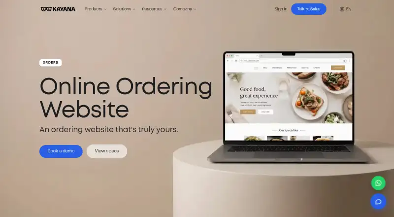 The Kayana homepage