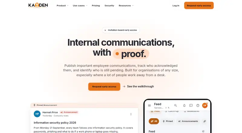 Kayden Connect's website