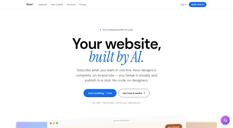 Kevo's website
