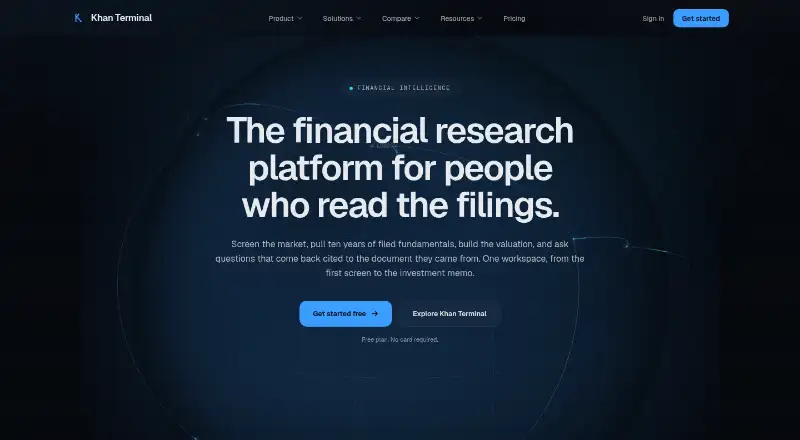 Khan Terminal's website