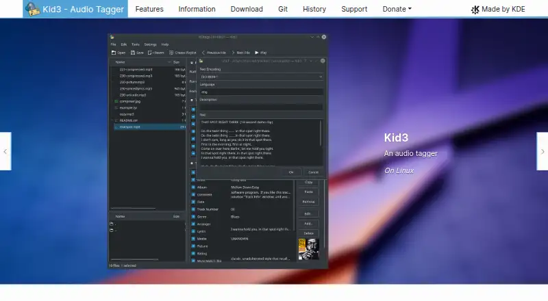 The Kid3 homepage