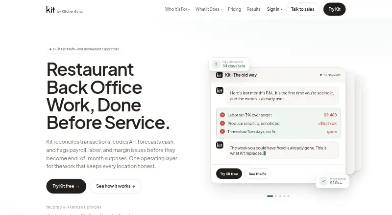 Kit by KitchenSync's website