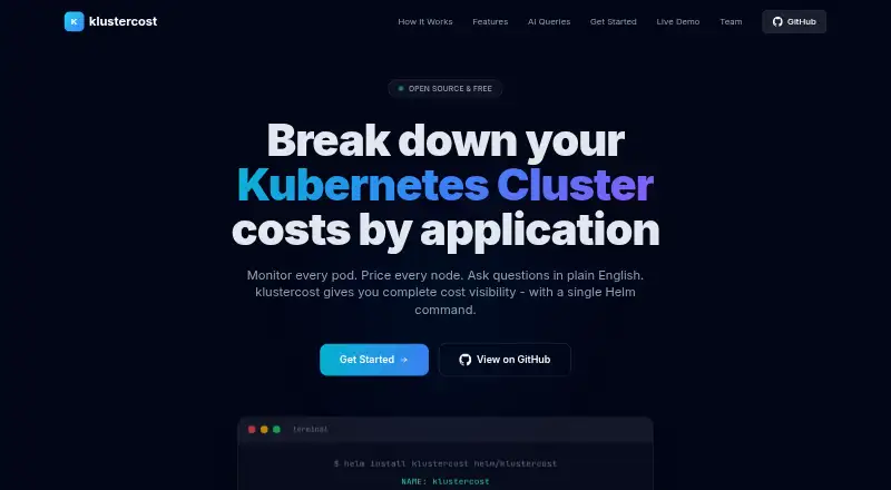 Klustercost's website