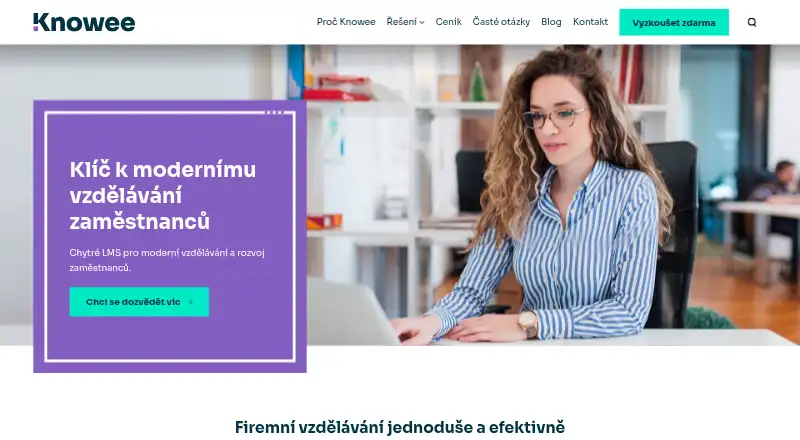The Knowee homepage