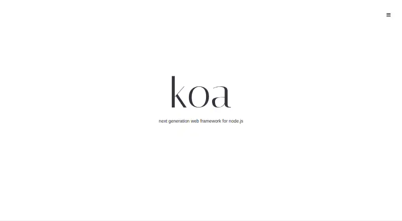 Koa's website