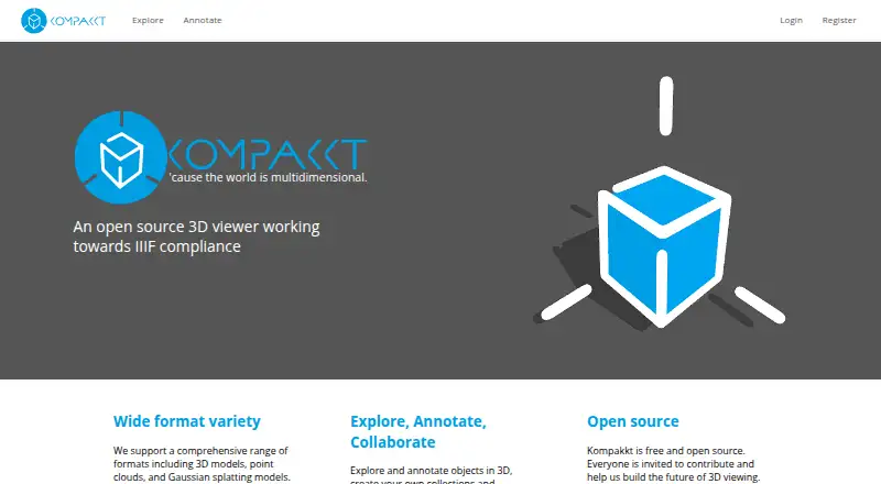 Kompakkt's website