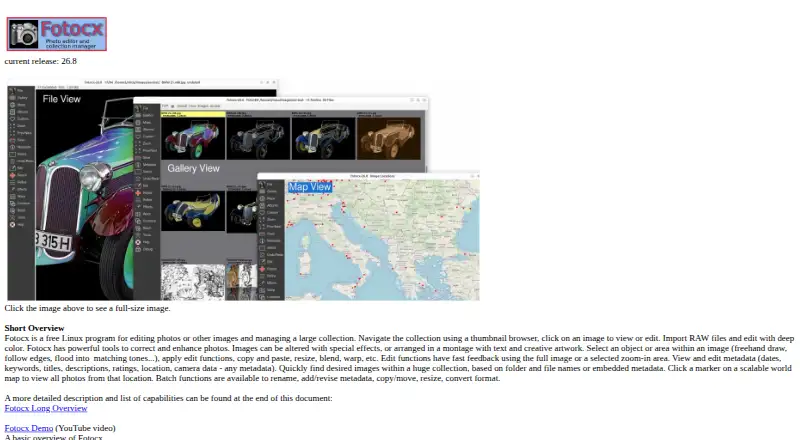 Fotocx's website
