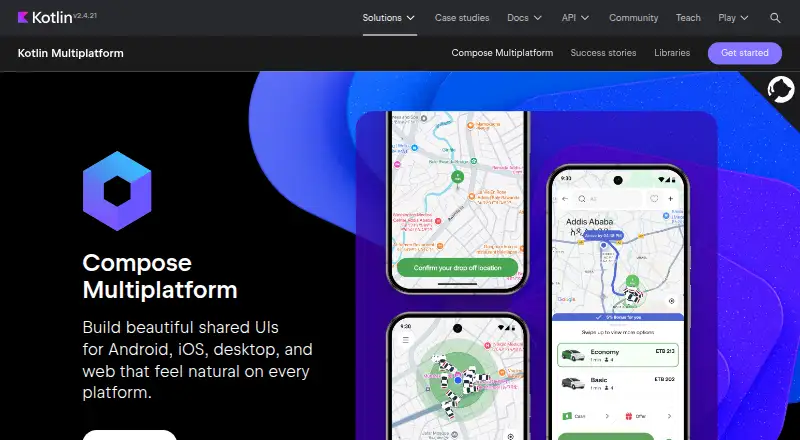 Compose Multiplatform's website