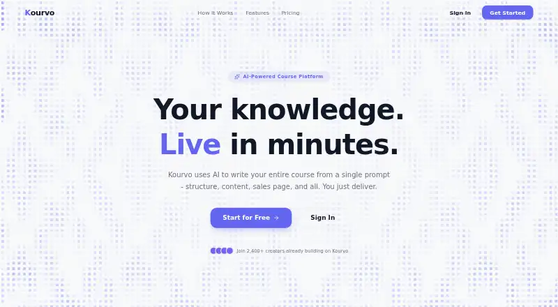 Kourvo's website