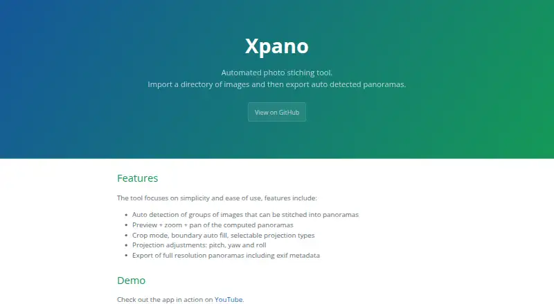 Xpano's website