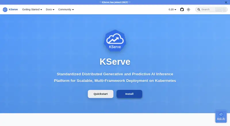 KServe's website