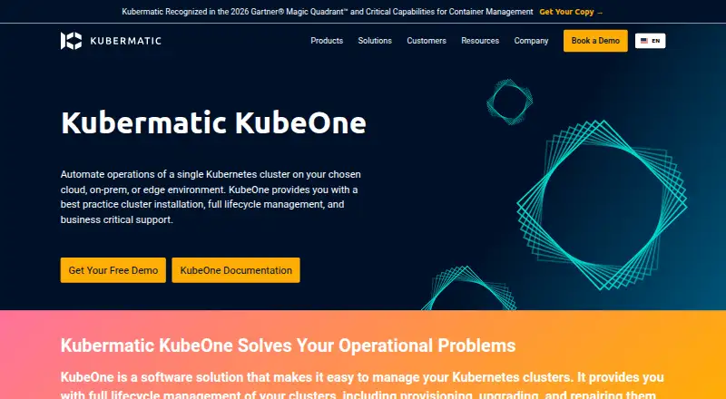 Kubermatic KubeOne's website