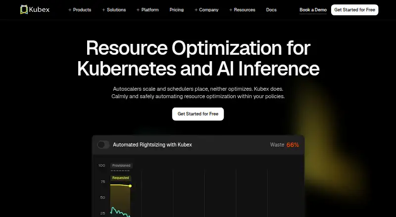 Kubex's website