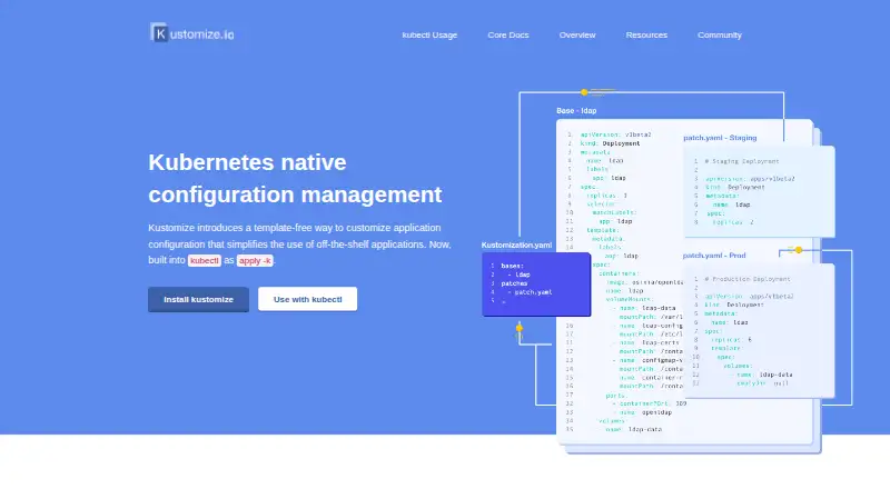 Kustomize's website