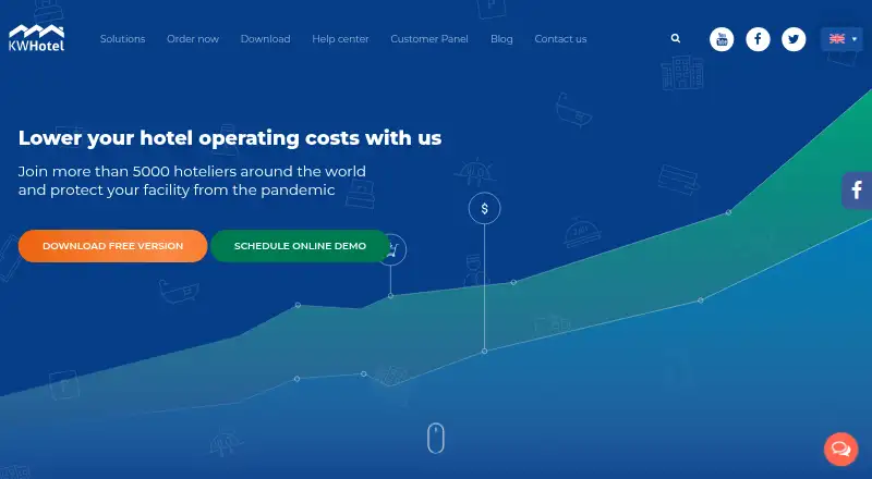KWHotel's website