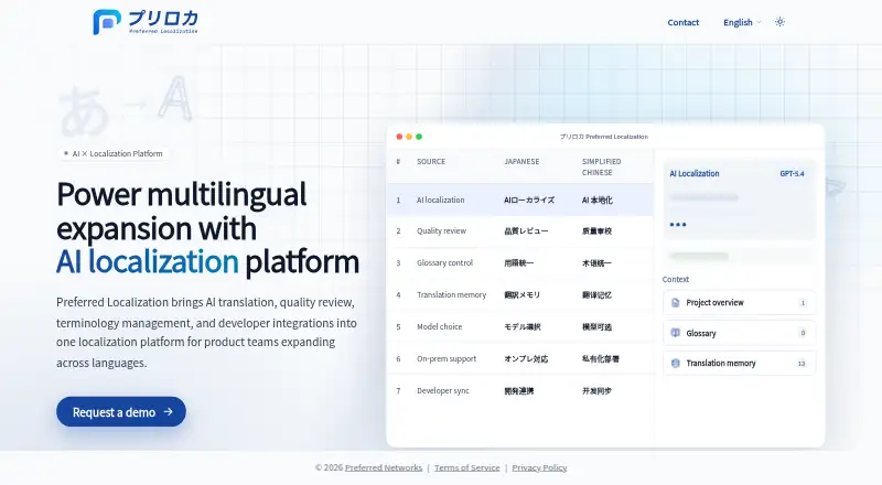 Preferred Localization's website