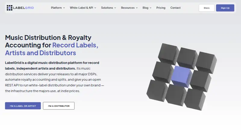 LabelGrid's website