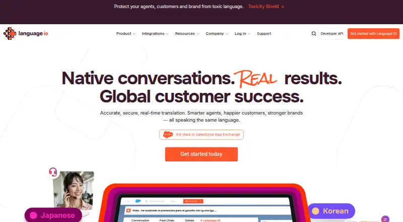 Language I/O's website