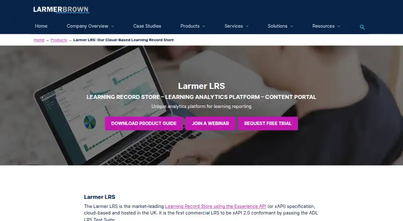 The Larmer LRS homepage