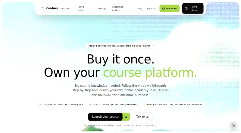Realms's website
