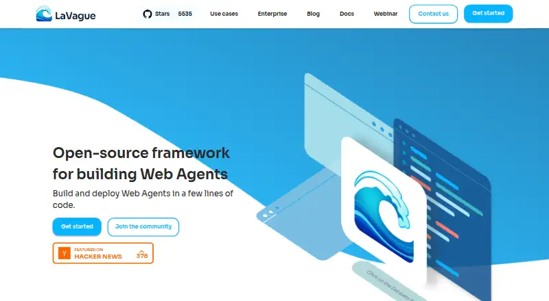 LaVague's website