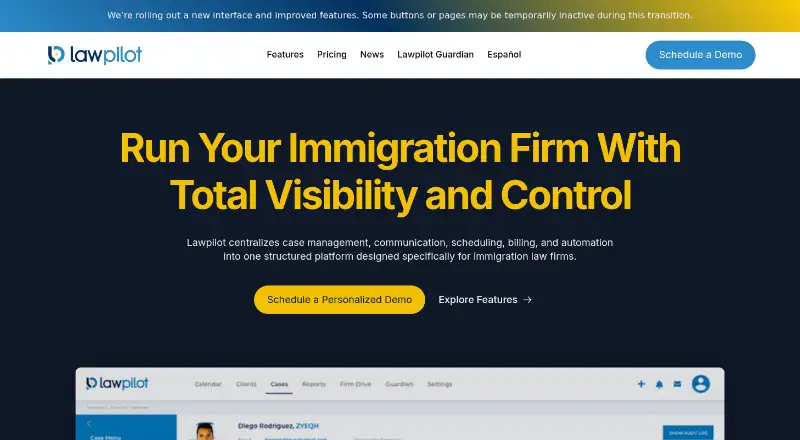 Lawpilot's website