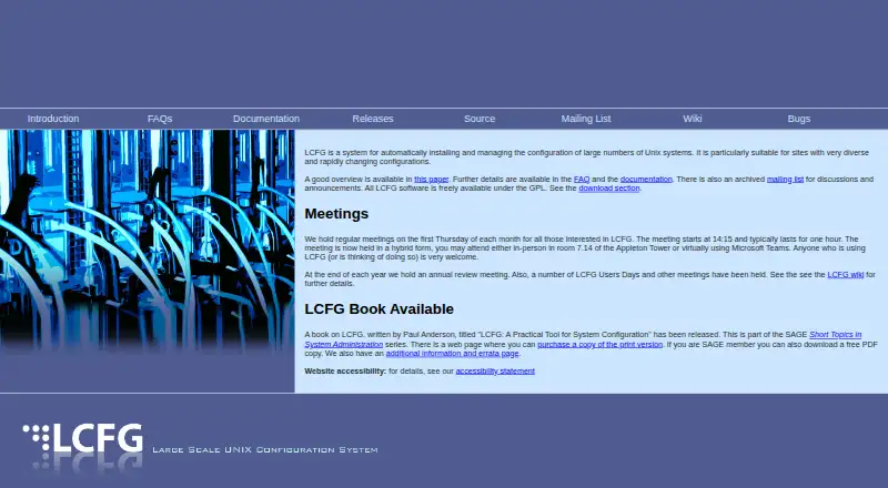 LCFG's website