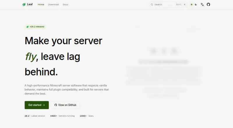 Leaf's website