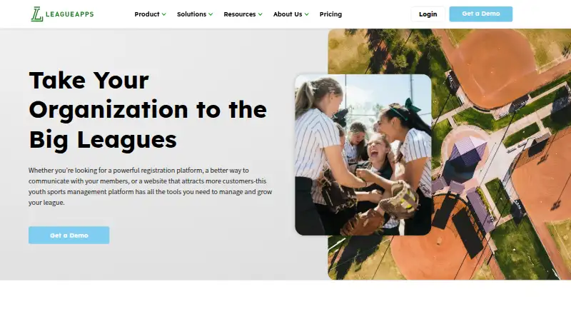 LeagueApps's website