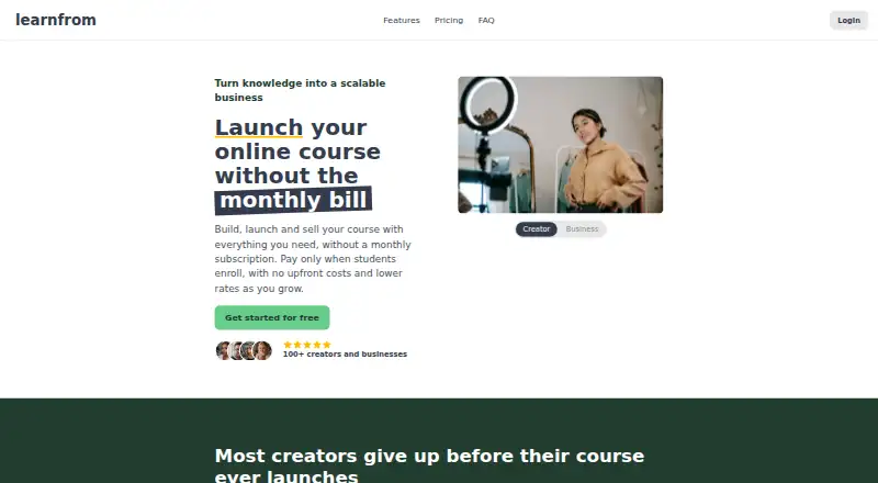 learnfrom's website