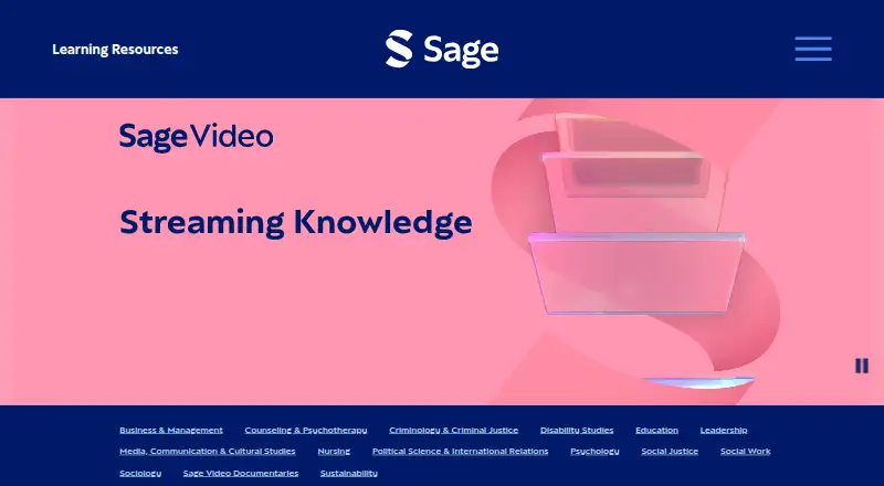 Sage Video's website