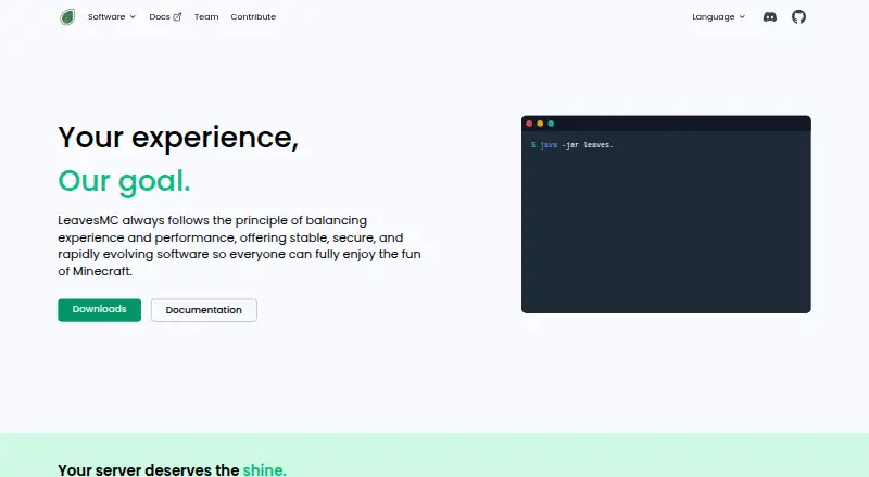 Leaves's website