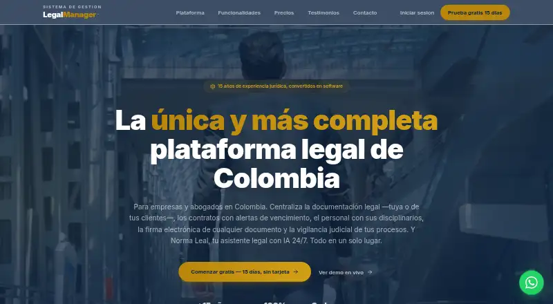 Legal Manager's website