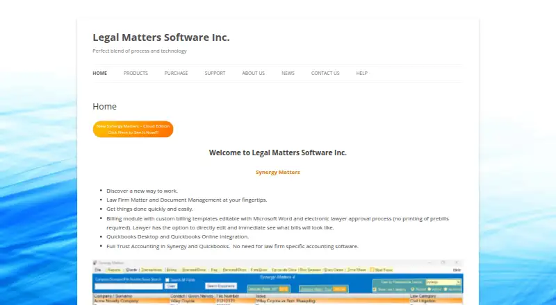 Synergy Matters's website