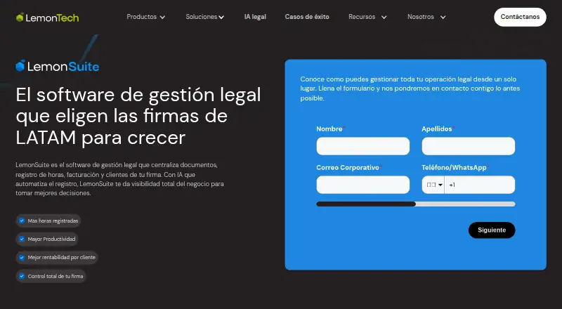 LemonSuite's website