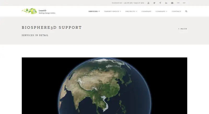 The Biosphere3D homepage