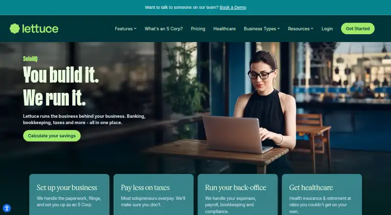 The Lettuce homepage