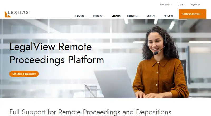 LegalView's website