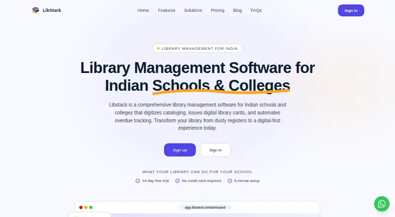 LibStack's website