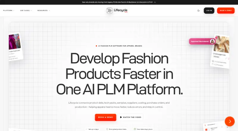 Lifecycle PLM's website