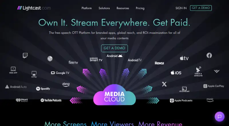 Lightcast's website